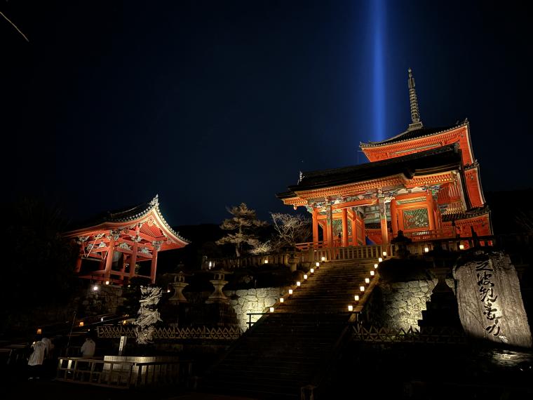 清水寺の夜間拝観♧