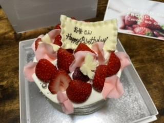 京都市中京区烏丸御池にある美味しいケーキで母の誕生日パーティー❤︎